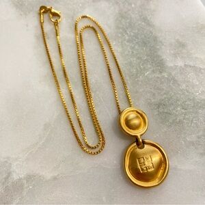 Vintage Givenchy Earring Pendant Necklace Upcycled